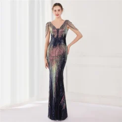 Plus Size Beauty Long Sequin Costume Formal Party Evening Dress -Plus Size Dresses Shop 41c28c45f41e8d41