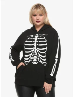 Plus Size Women Halloween Print Hoodies -Plus Size Dresses Shop 424eb2b60007d7a4