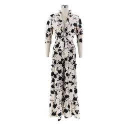 Women's Lace-Up Printed Two-Piece Suit Wide Leg Pants Plus Size 30 Women's Lace-Up Printed Two-Piece Suit Wide Leg Pants Plus Size -Plus Size Dresses Shop 4564bd39ae617916