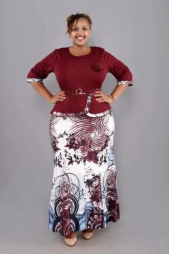 Africa Plus Size Women Top And Skirt Two-Piece Set 18 Africa Plus Size Women Top And Skirt Two-Piece Set -Plus Size Dresses Shop 463d314c78c61515