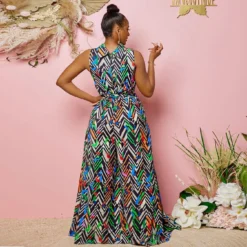 Women Printed Wide Leg Jumpsuit -Plus Size Dresses Shop 463de68813b49254