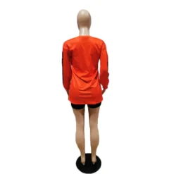 Plus Size Ladies Print Top And Shorts Two-Piece Set -Plus Size Dresses Shop 464425321ea5a6f2