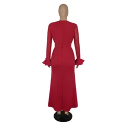 Women's Round Neck Long Sleeve Mesh Patchwork Maxi Dress Solid Plus Size Dress 28 Women's Round Neck Long Sleeve Mesh Patchwork Maxi Dress Solid Plus Size Dress -Plus Size Dresses Shop 469710c6fe996d31