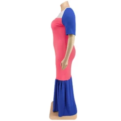 Plus Size Women's Round Neck Short Sleeve Multicolor Patchwork Swing Maxi Dress 29 Plus Size Women's Round Neck Short Sleeve Multicolor Patchwork Swing Maxi Dress -Plus Size Dresses Shop 46e26d13017df8c1