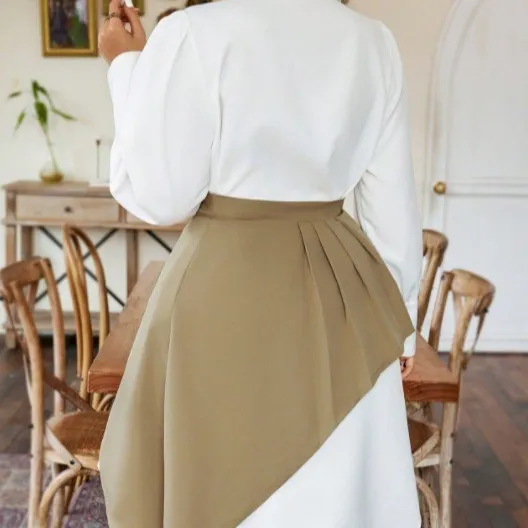 Plus Size Women Shirt Dress Two-piece Set 8 Plus Size Women Shirt Dress Two-piece Set - Image 6