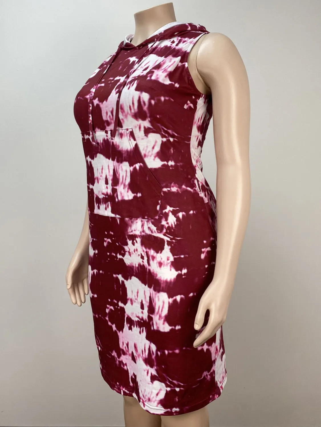 Plus Size Women Casual Style Hooded Dress 4 Plus Size Women Casual Style Hooded Dress - Image 2