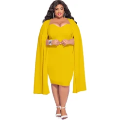 Plus Size Women'S Fall Winter Fashion Chic Bodycon Dress -Plus Size Dresses Shop 4a8b676ec01d46d1