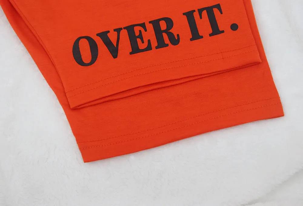 Women's Fashion Letter Ruber Print Solid Round Neck Short Sleeve Shorts Casual Women's Tracksuit 3 Women's Fashion Letter Ruber Print Solid Round Neck Short Sleeve Shorts Casual Women's Tracksuit