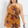 Plus Size Ladies Print Jumpsuit -Plus Size Dresses Shop 4ea5ac2e5010ee0c