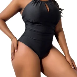 Women Sexy Solid Bikini One-piece Swimwear -Plus Size Dresses Shop 5290c6298731a886