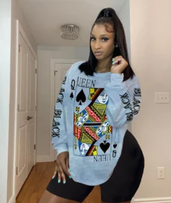 Plus Size Ladies Print Top And Shorts Two-Piece Set -Plus Size Dresses Shop 5509a1b8b3a9f28d