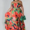 Summer Sexy Plus Size Women'S Fashion Print Strap Long Maxi Dress 1 Summer Sexy Plus Size Women'S Fashion Print Strap Long Maxi Dress -Plus Size Dresses Shop 56e017251de985aa