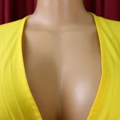 Summer V-Neck Sexy Lace-Up Pleated Wide Leg Plus Size Jumpsuit -Plus Size Dresses Shop 57afb55d21677df1