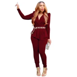 Africa Plus Size Women's Deep V Neck Long Sleeve Pencil Pant Set 27 Africa Plus Size Women's Deep V Neck Long Sleeve Pencil Pant Set -Plus Size Dresses Shop 57b42e29e50a7c9b