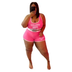 Women's Fashion Casual Sexy Letter Print Two-Piece Set 23 Women's Fashion Casual Sexy Letter Print Two-Piece Set -Plus Size Dresses Shop 57bd466fe151fdd6