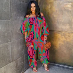 Sexy Slim Low Back Crochet Print Plus Size Jumpsuit -Plus Size Dresses Shop 5c31fa2cf89f17ca