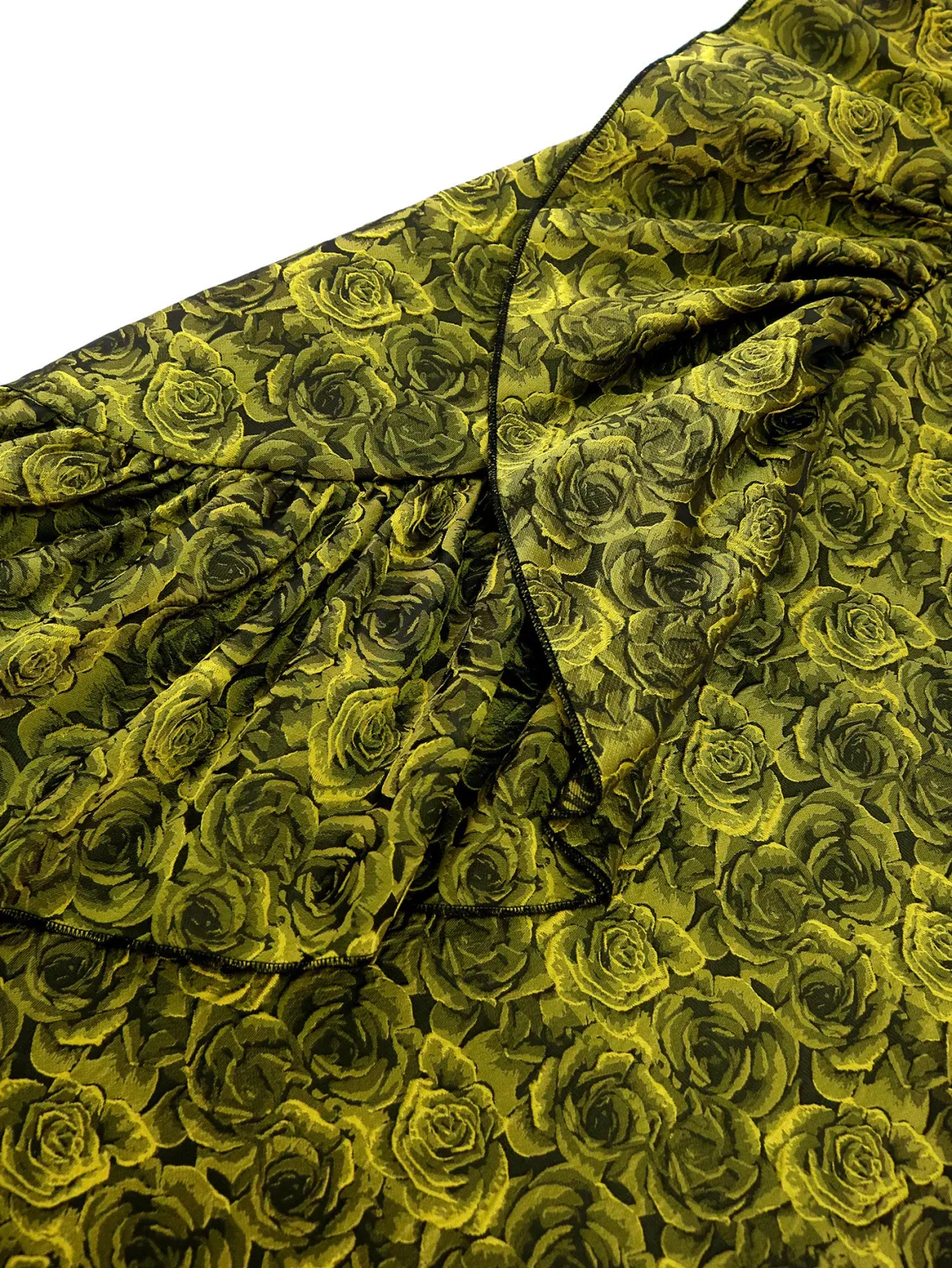 Printed Loose Plus Size Ruffle Edge Women's Dress 9 Printed Loose Plus Size Ruffle Edge Women's Dress - Image 7