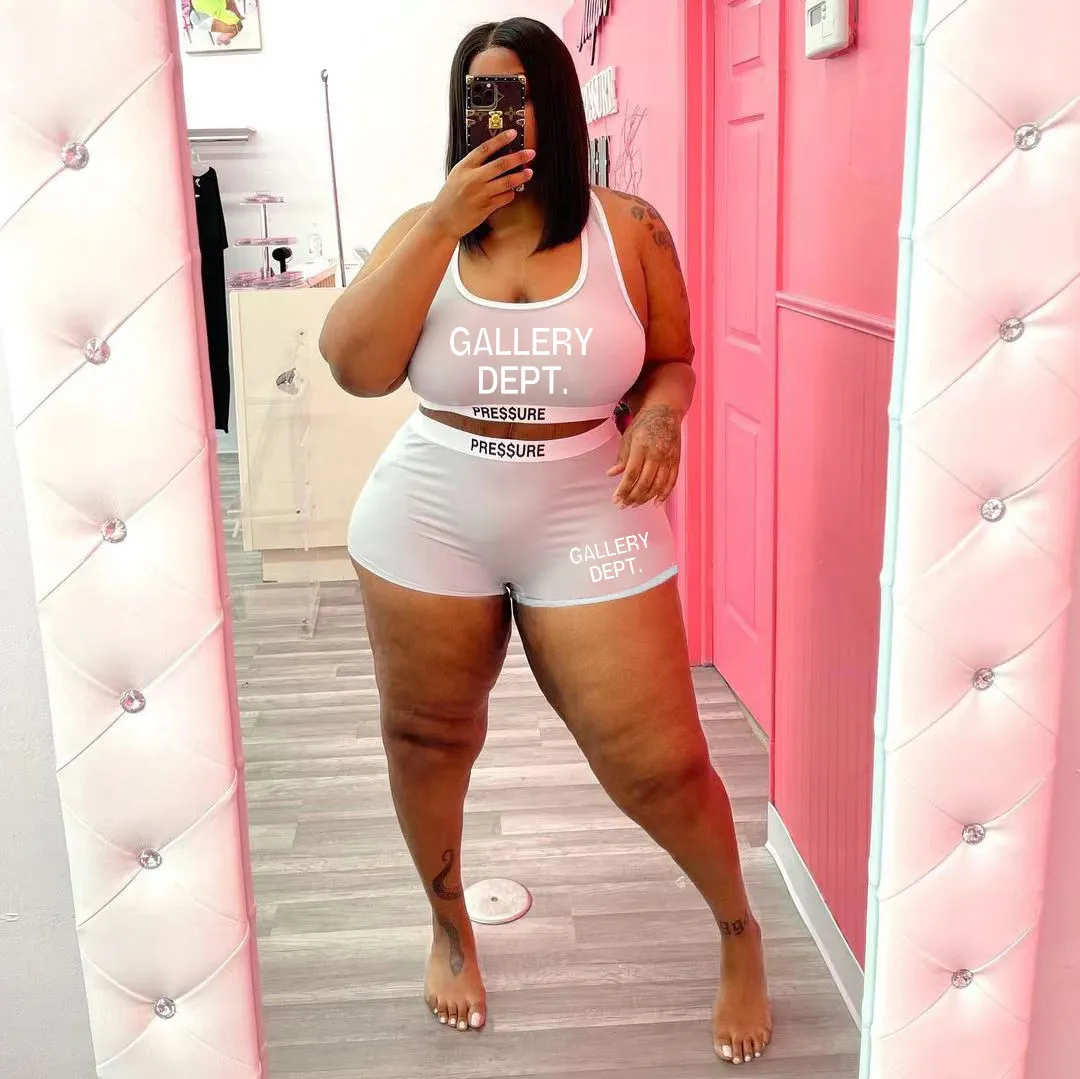 Women's Fashion Casual Sexy Letter Print Two-Piece Set 8 Women's Fashion Casual Sexy Letter Print Two-Piece Set - Image 6