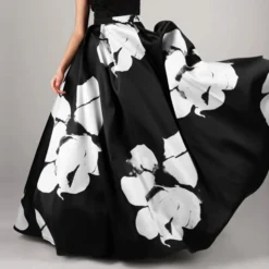 Women Floral Print Elegant Loose Skirt -Plus Size Dresses Shop 5fd507d6243b347a
