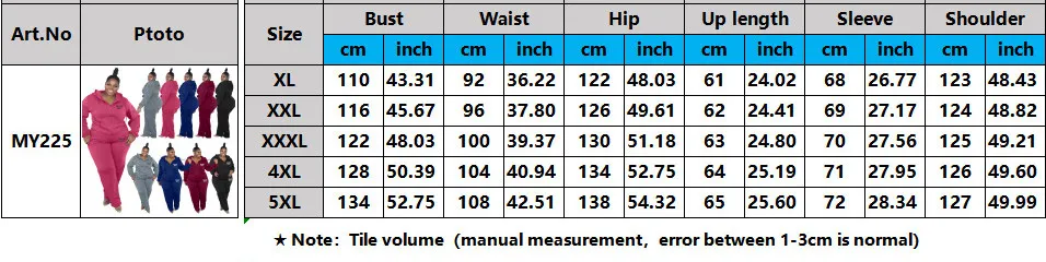 Plus Size Women'S Fashion Casual Solid Color Fall Winter Hooded Two Piece Tracksuits Set 6 Plus Size Women'S Fashion Casual Solid Color Fall Winter Hooded Two Piece Tracksuits Set - Image 4