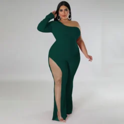Plus Size Women's Sexy Beaded Jumpsuit -Plus Size Dresses Shop 6159080b26d4eb74