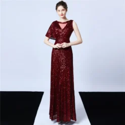 Plus Size Beauty Sequins Long Formal Party Evening Dress 27 Plus Size Beauty Sequins Long Formal Party Evening Dress -Plus Size Dresses Shop 664e25f47726ab08
