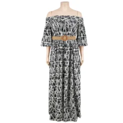 Plus Size Women Fall Off Shoulder Long Sleeve Dress With Belt 29 Plus Size Women Fall Off Shoulder Long Sleeve Dress With Belt -Plus Size Dresses Shop 677674ecbb350df1