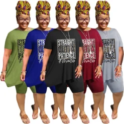 Women's Fashion Plus Size 5xl Casual Shorts Set 24 Women's Fashion Plus Size 5xl Casual Shorts Set -Plus Size Dresses Shop 68eacffade849dd7