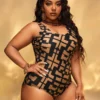Women's Sexy Print One Piece Plus Size Swimsuit -Plus Size Dresses Shop 69461f419c9d7a0b