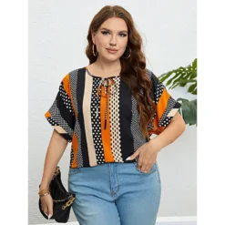 Women Summer Round Neck Loose Top -Plus Size Dresses Shop 6cc813d6c1b4ebec