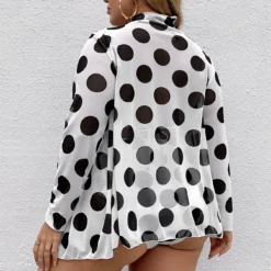 Plus Size Women Bikini Long Sleeve Printed Swimwear Set -Plus Size Dresses Shop 6cf624202e8e5c58