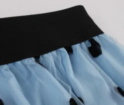 Plus Size Retro Tutu Skirt Elastic High Waist Mesh Skirt Mid-Length Printed Skirt -Plus Size Dresses Shop 6f87a95bf2f2a48b