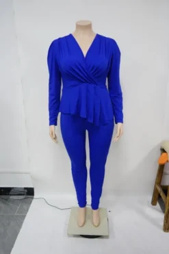 Africa Plus Size Women's Deep V Neck Long Sleeve Pencil Pant Set 26 Africa Plus Size Women's Deep V Neck Long Sleeve Pencil Pant Set -Plus Size Dresses Shop 73b08a4c76ead6b6