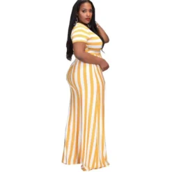 Plus Size Women Round Neck Top And Pant Casual Two-piece Set -Plus Size Dresses Shop 75ee9cf7853c8e00