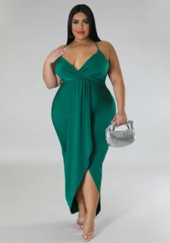 Women'S Solid Straps Sleeveless V-Neck Party Dress -Plus Size Dresses Shop 7b7fc1b5f5348ab3