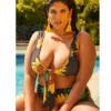 Plus Size Women Print Two Pieces Swimwear -Plus Size Dresses Shop 7c045067be6eff02