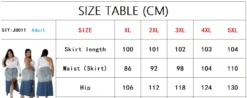 Plus Size Women Gradient Slit Denim Skirt -Plus Size Dresses Shop 7db3344622cb97f1