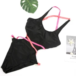 Plus Size Women Hollow Strap Backless Sexy One-Piece Swimwear -Plus Size Dresses Shop 7e705beaf0bc1254