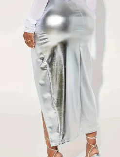 Women Elegant Slit Asymmetric Skirt -Plus Size Dresses Shop 80de89e93ab7978a