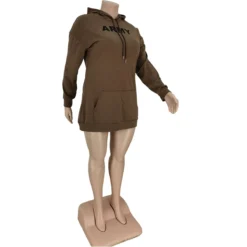 Plus Size Women Fleece Printed Hoodies -Plus Size Dresses Shop 825054f968feb47d