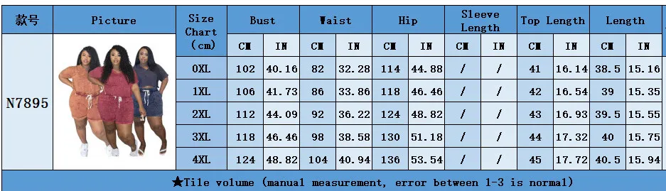 Plus Size Women Print Stretch Short Sleeve Top And Shorts Casual Two Piece Set 7 Plus Size Women Print Stretch Short Sleeve Top And Shorts Casual Two Piece Set - Image 5