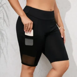 Plus Size Women Solid Swim Shorts 17 Plus Size Women Solid Swim Shorts -Plus Size Dresses Shop 83433fd0870810b6