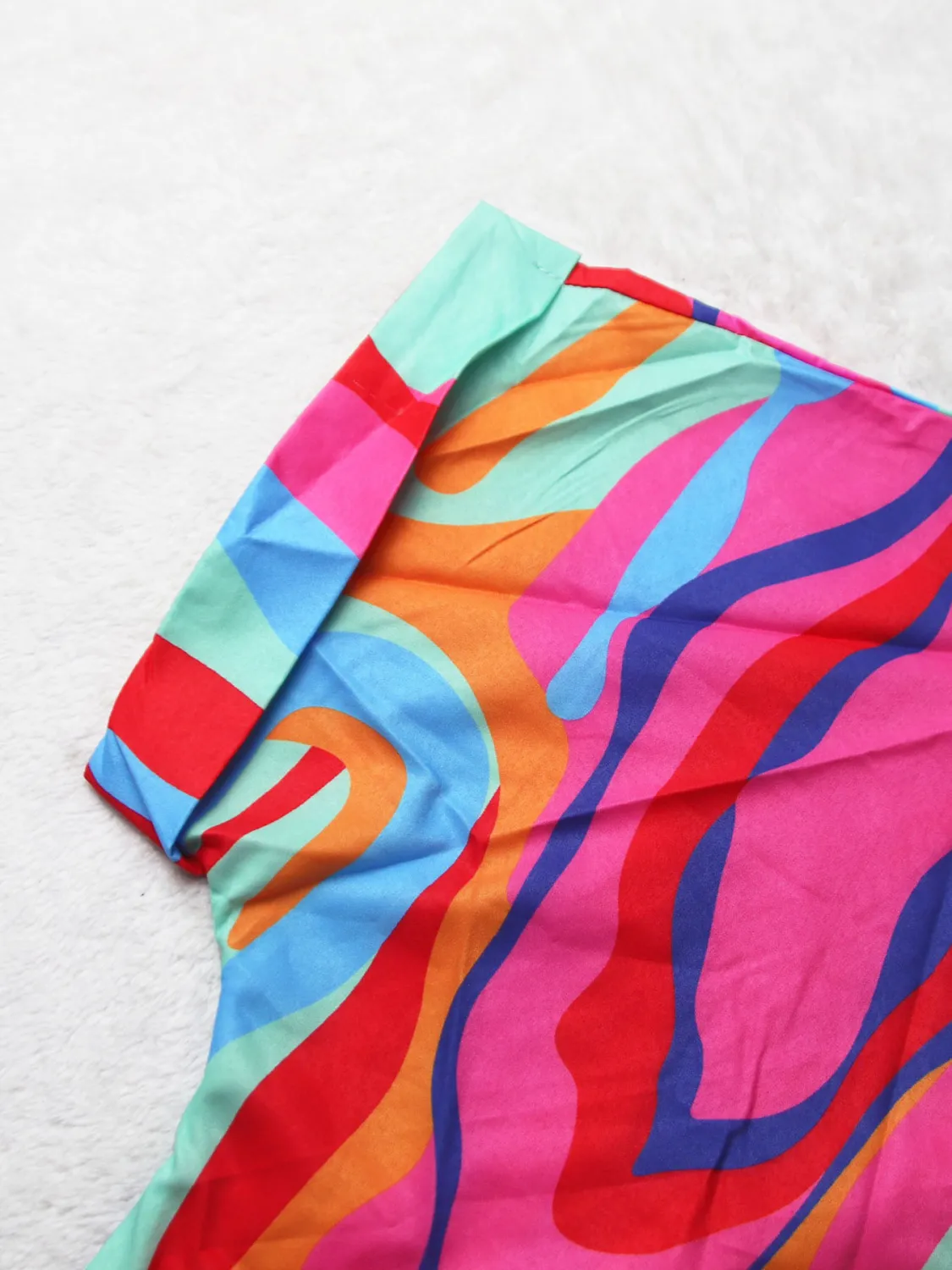 Plus Size Short Sleeve Button Printed Shirt Dress 3 Plus Size Short Sleeve Button Printed Shirt Dress