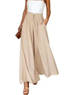 Plus Size Women Summer Casual Loose Wide Leg Pants Belt -Plus Size Dresses Shop 859a7d573b6ac98a