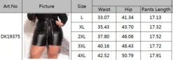 Plus Size Women Pu Leather Shorts -Plus Size Dresses Shop 85fbc2627ec31865