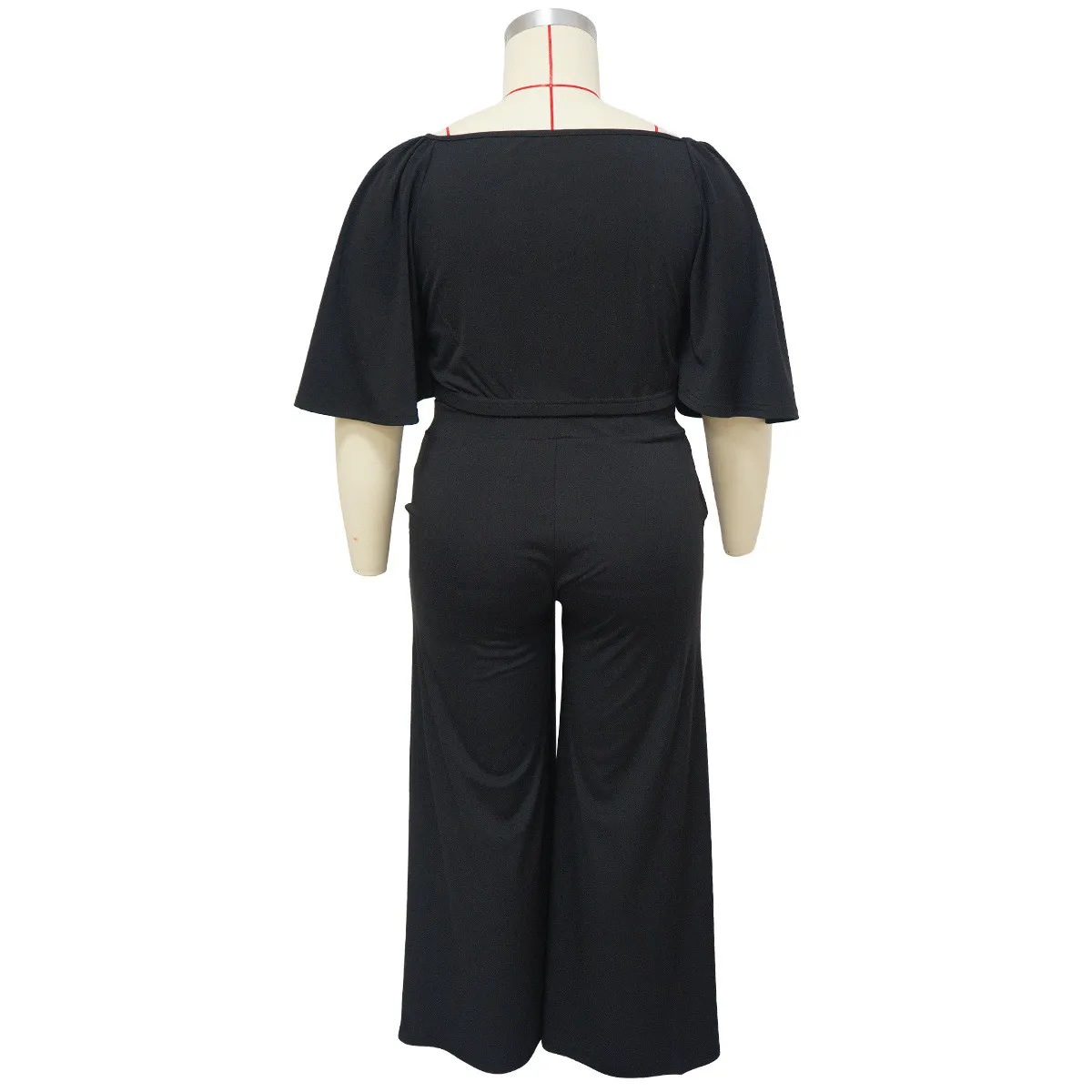 Plus Size Women Summer Short Sleeve Top And Pants Casual Two-Piece Set 7 Plus Size Women Summer Short Sleeve Top And Pants Casual Two-Piece Set - Image 5