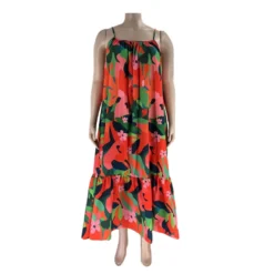 Summer Sexy Plus Size Women'S Fashion Print Strap Long Maxi Dress -Plus Size Dresses Shop 865cf4cead23b190