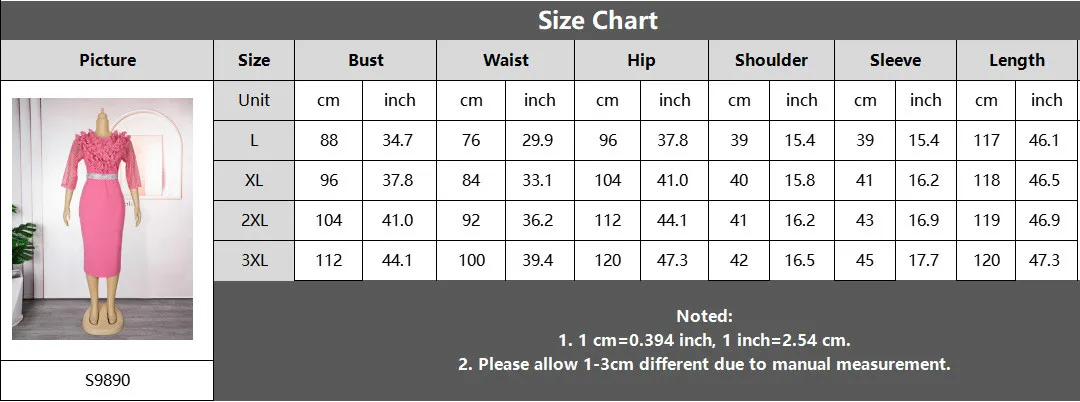 Plus Size African Women Clothing Career Bodycon Dress 6 Plus Size African Women Clothing Career Bodycon Dress - Image 4