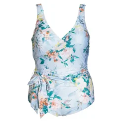 Plus Size Swimsuit Women's Floral Tie One Piece Bathing Suit -Plus Size Dresses Shop 886dc1bf421d6ebc
