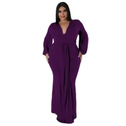 Fall Fashion Plus Size Women's Sexy Nightclub Dress Irregular V-Neck Dress -Plus Size Dresses Shop 8959c7a11c1edeae